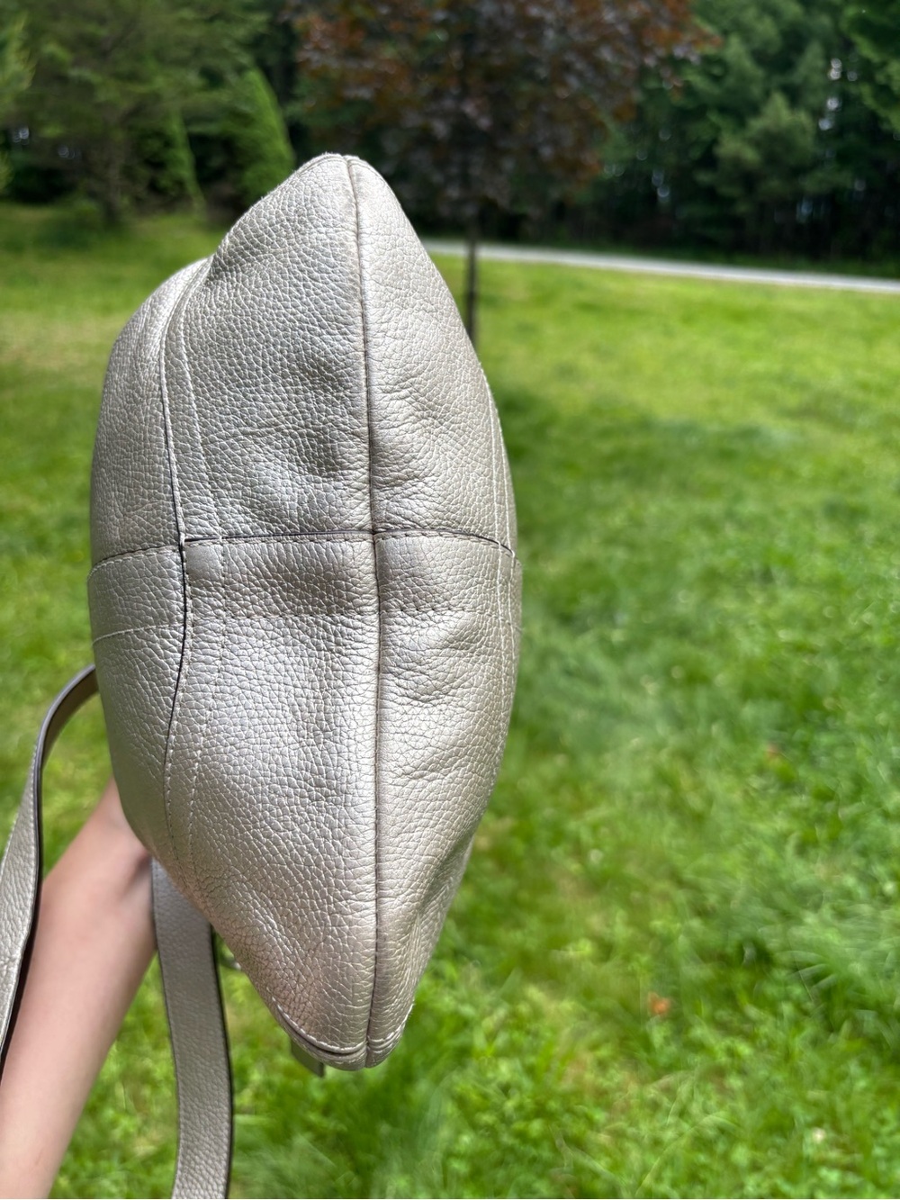 Coach Leather Chain Accent Crossbody Bag - Picture 15 of 17